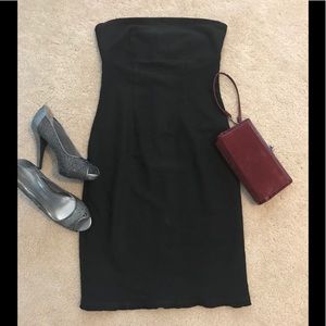 Black Strapless Dress